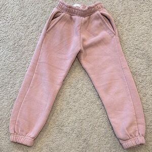 Zara girls sweat pants with pockets